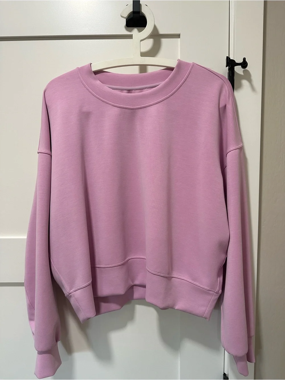 Lululemon Softstreme Perfectly Oversized Cropped Crew Size 8